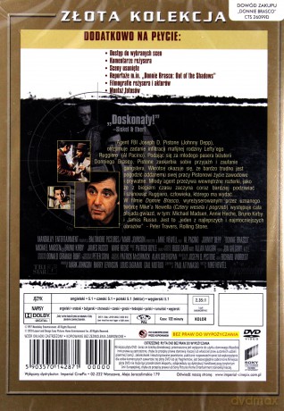 Donnie Brasco wydanie specjalne (złota kolekcja) [DVD]