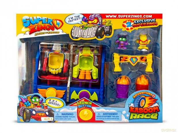 SuperZings zestaw wyścigowy Kaboom City