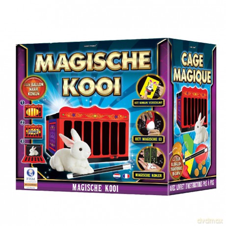 Sztuczki magiczne Magiczna klatka z króliczkiem