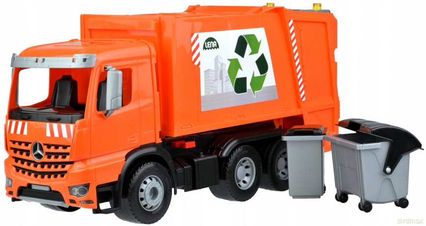 Śmieciarka Mercedes Actros Worxx w pudełku