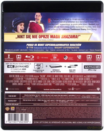 Shazam! [Blu-Ray 4K]+[Blu-Ray]