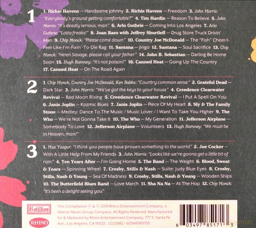 Woodstock, Back To The Garden [3CD]