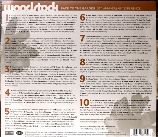 Woodstock, Back To The Garden (Woodstock Campaign) [10CD]
