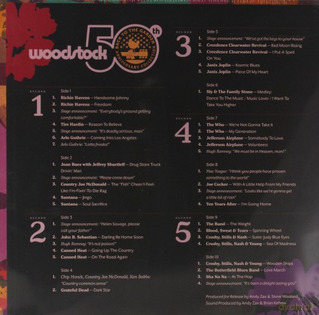 Woodstock, Back To The Garden (Woodstock Campaign) [5xWinyl]