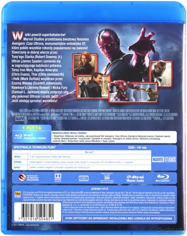 Avengers: Czas Ultrona [Blu-Ray]