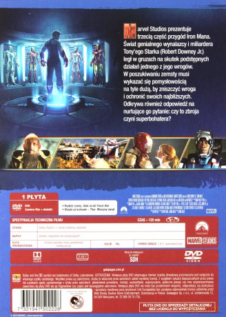 Iron Man 3 [DVD]