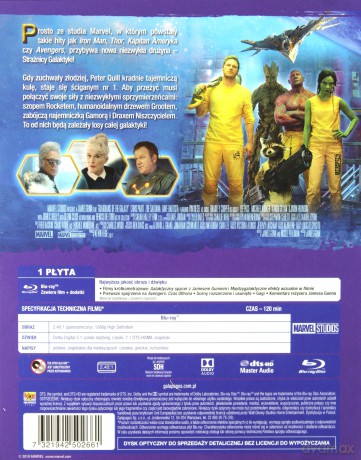 Strażnicy Galaktyki [Blu-Ray]