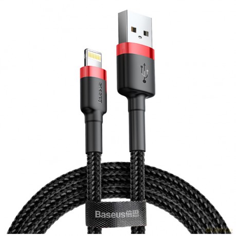 Kabel nylonowy Baseus Cafule Lightning 1.5A 200 cm