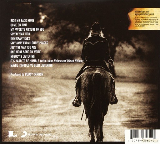 Willie Nelson: Ride Me Back Home [CD]