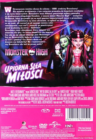 Monster High Upiorna Siła Miłości [DVD]
