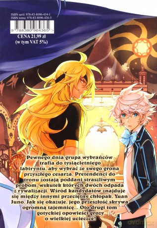 Siedmiu książąt i tysiącletni labirynt (Tom 2) - Haruno Atori [KOMIKS]