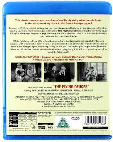 The Flying Deuces (Flip i Flap w Legii Cudzoziemskiej) [Blu-Ray]
