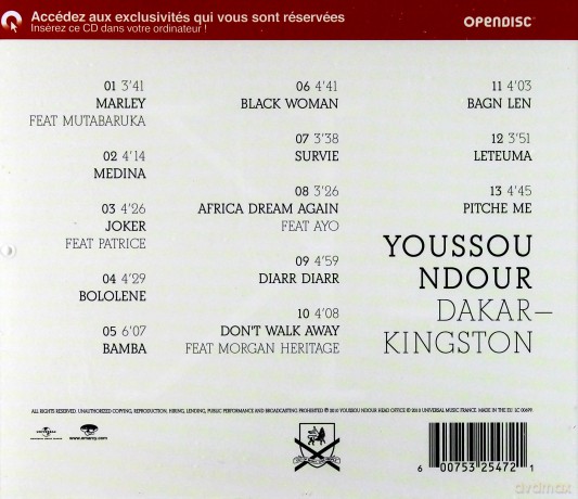 Youssou Ndour: Dakar-Kingston [CD]