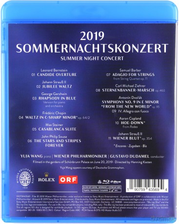 Gustavo Dudamel: Sommernachtskonzert 2019 / Summer Night Concert 2019 [Blu-Ray]