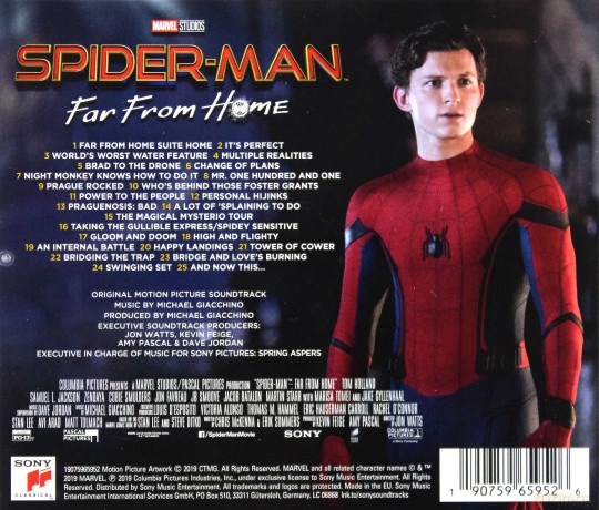 Spider-Man: Far from Home soundtrack (Michael Giacchino) [CD]