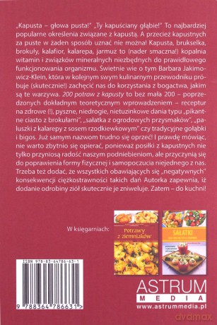 200 potraw z kapusty - Barbara Jakimowicz-Klein [KSIĄŻKA]