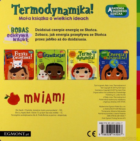 Akademia mądrego dziecka. Termo-dynamika! [KSIĄŻKA]