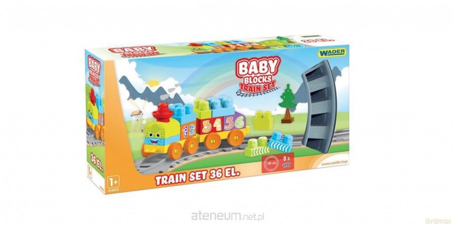 Baby Blocks Kolejka 36 el. [KLOCKI]