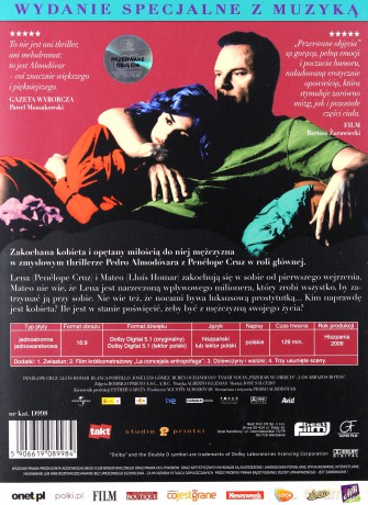 Przerwane objęcia wydanie specjalne [DVD]+[CD]
