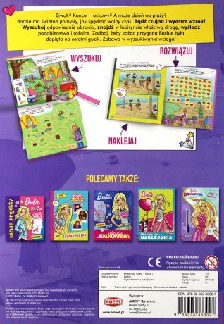 Barbie. Wyszukiwanki z naklejkami [KSIĄŻKA]