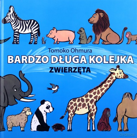 Bardzo długa kolejka zwierzęta - Tomoko Ohmura [KSIĄŻKA]