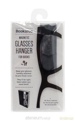Bookaroo Glasses hanger - uchwyt na okulary czarny [KSIĄŻKA]