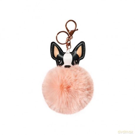 Brelok pompon Bulldog [KSIĄŻKA]