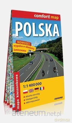 Comfort!map Polska 1:1 400 000 midi mapa [KSIĄŻKA]