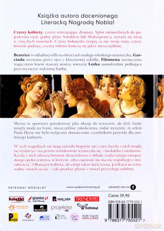 Cztery kobiety:Filomena, Lotka, Beatrice, Garcinda - Paul Heyse [KSIĄŻKA]
