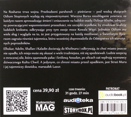 Dawca przysięgi. Księga II - Brandon Sanderson [AUDIOBOOK]