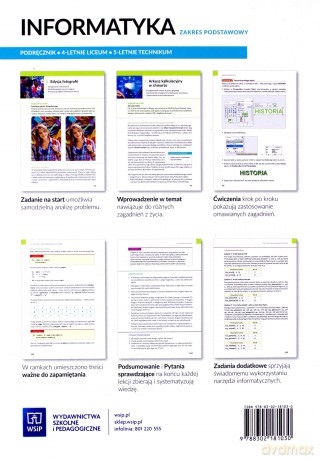 Informatyka LO 1 podręcznik Zakres podstawowy - Wanda Jochemczyk, Katarzyna Olędzka [KSIĄŻKA]