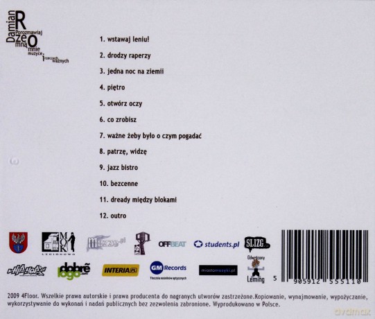 Damian R: Porozmawiaj ze mną o mnie, muzyce i rzeczach ważnych [CD]