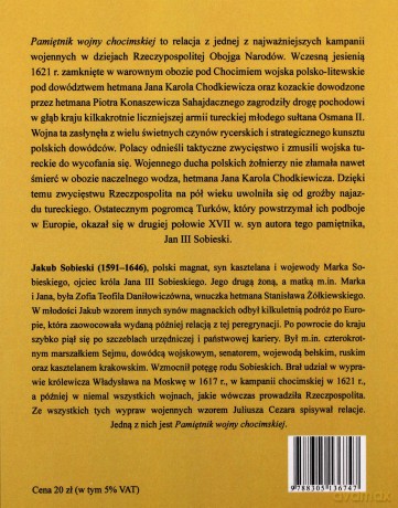Jakub Sobieski. Pamiętnik wojny chocimskiej - Władysław Syrokomla [KSIĄŻKA]