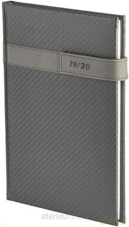 Kalendarz Nauczyciela A5 2019/2020 Carbon szary [KALENDARZ]