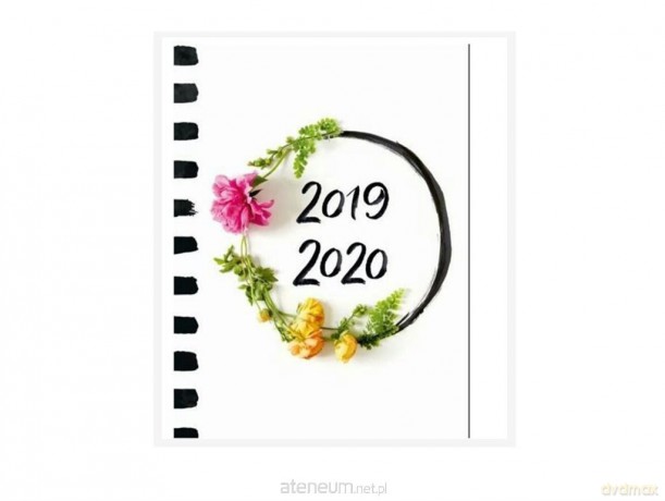 Kalendarz tygodniowy B6 2019-2020 Kwiaty [KALENDARZ]