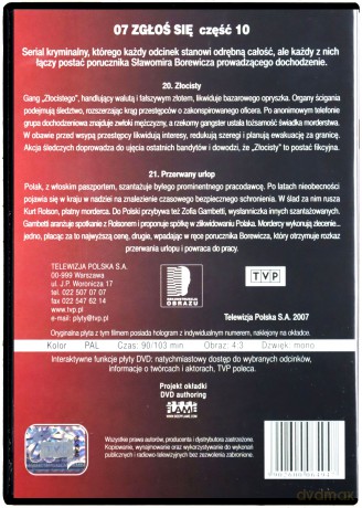 07 Zgłoś się 10 (odcinki 20-21) [DVD]