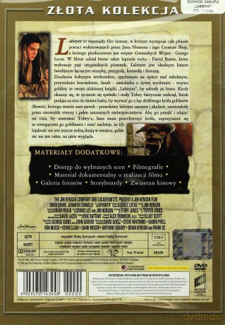 Labirynt wydanie kolekcjonerskie (złota kolekcja) [DVD]