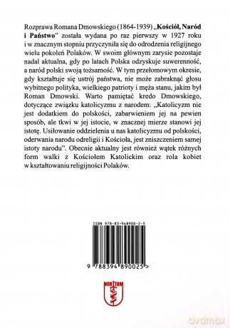 Kościół, Naród i Państwo018 - Roman Dmowski [KSIĄŻKA]