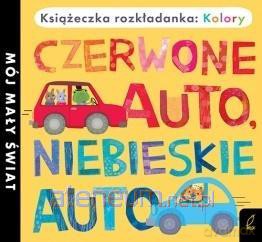 Książka rozkładanka. Czerwone auto, niebieskie auta [KSIĄŻKA]