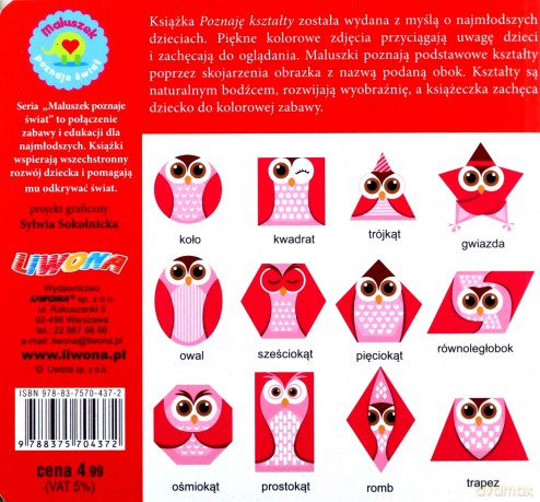 Maluszek poznaje świat. Poznaję kształty [KSIĄŻKA]