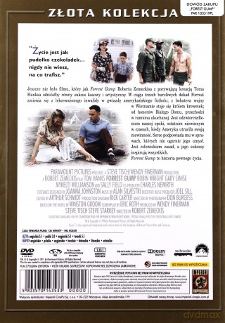 Forrest Gump (polski lektor) (złota kolekcja) [DVD]