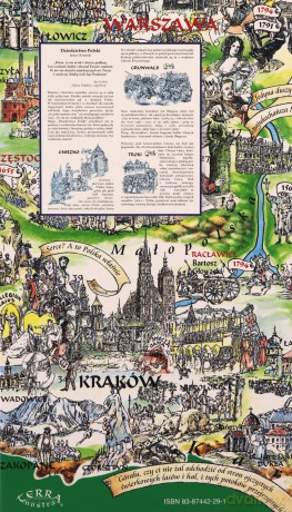 Mapa malowana - Dziedzictwo Polski - Antoni Chodorowaki