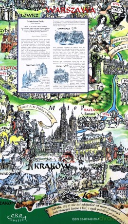 Mapa malowana - Dziedzictwo Polski - Antoni Chodorowaki
