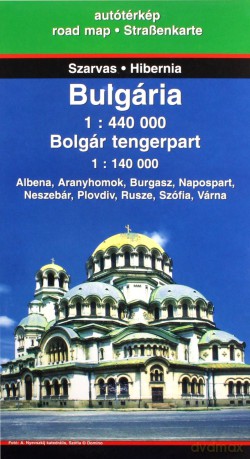 Mapa samochodowa - Bułgaria 1:440 000