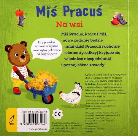 Miś Pracuś. Zabawy na wsi [KSIĄŻKA]