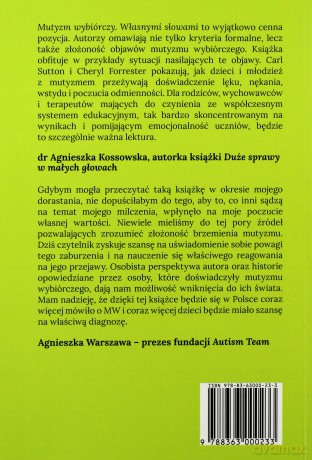 Mutyzm wybiórczy. Własnymi słowami - Cheryl Forrester, Carl Sutton [KSIĄŻKA]