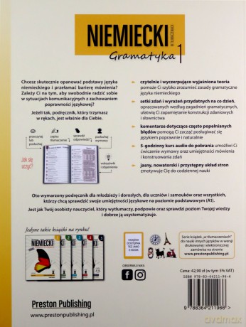 Niemiecki w tłumaczeniach. Gramatyka 1 [KSIĄŻKA]