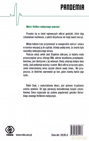 Pandemia - Robin Cook, Maciej Szymański [KSIĄŻKA]