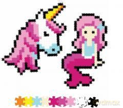 Pixelki 700 el. Jixelz Bajkowi przyjaciele [PUZZLE]