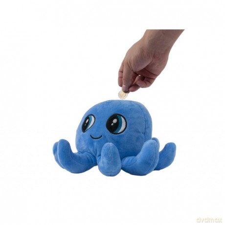 Pluszowa skarbonka. Ośmiornica z dzwiękiem blue [KSIĄŻKA]